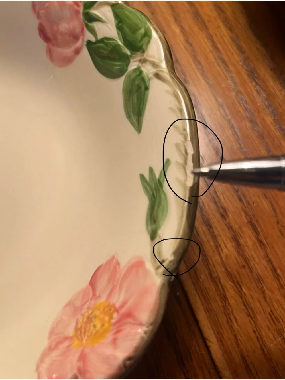 Vintage 1970s Franciscan Desert Rose USA 8 inch Serving Vegetable Bowl